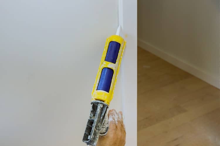 draught proofing an internal door frame for energy efficiency