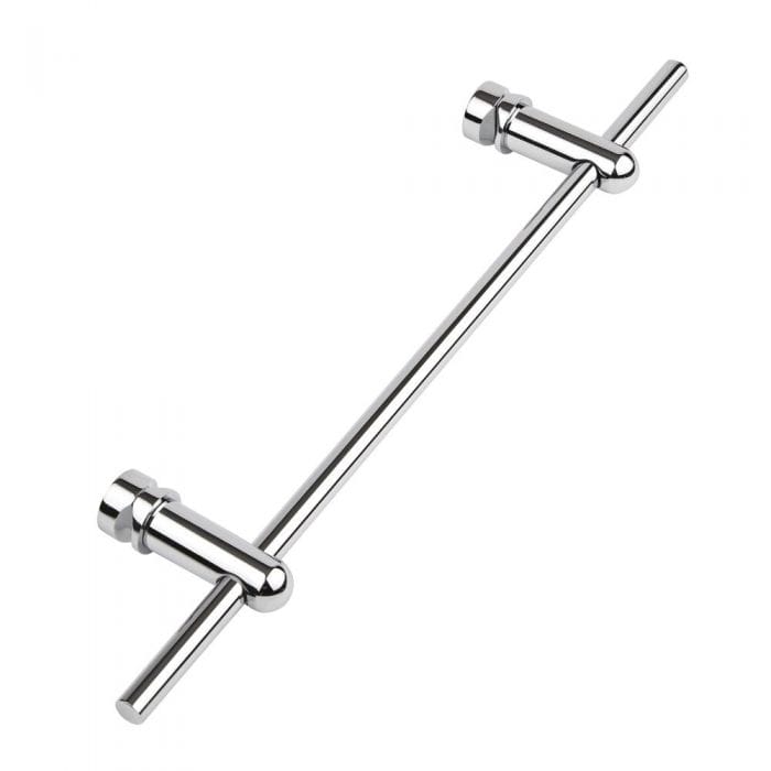 Milano - Chrome Towel Rail for Aruba Vertical Designer Radiator 470mm