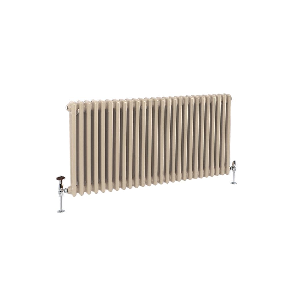 Milano Windsor - Elk Brown Horizontal Traditional Column Radiator - Triple Column - Choice of Size cut out