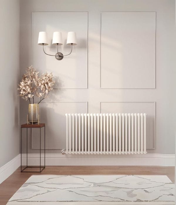 milano windsor electric radiator in a hallway