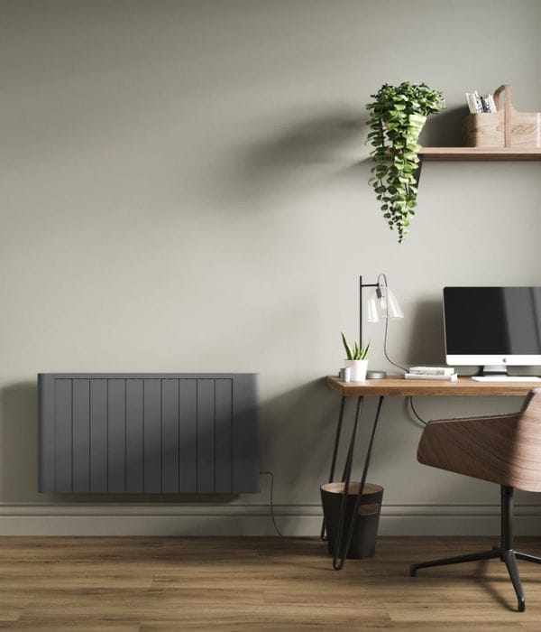 ECOSO Torr dry heat electric radiator in an office