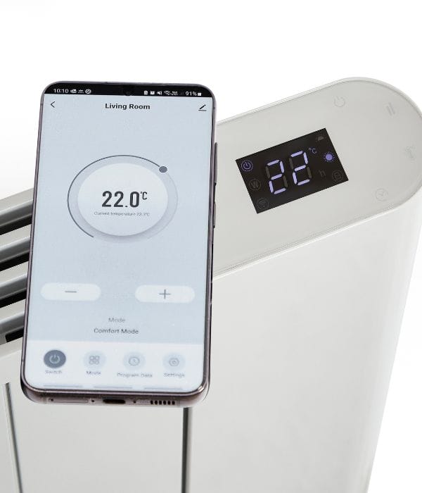 ECOSO electric radiator and smart phone app