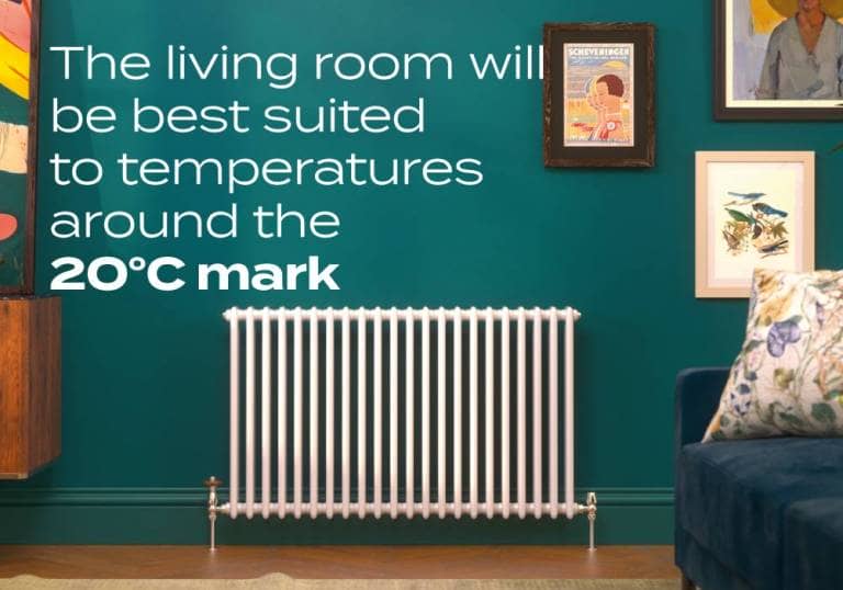 ideal living room temperature