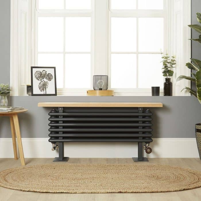 low level bench column radiator