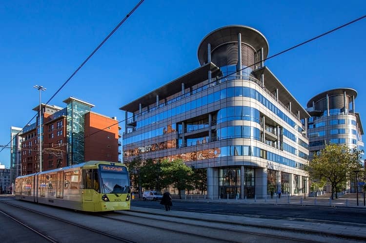A picture of modern homes and properties in Manchester