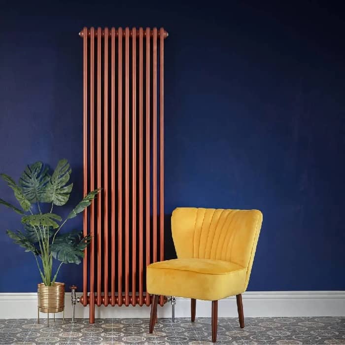 Shop Vertical Windsors Milano Windsor vertical copper radiator