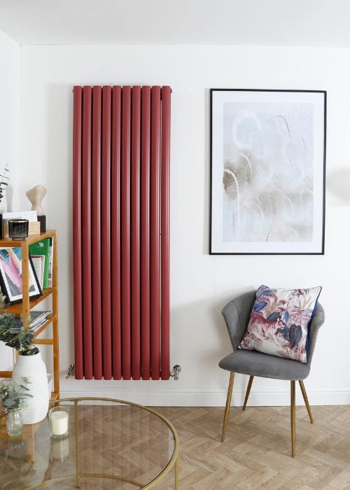 Aluminium vertical radiator