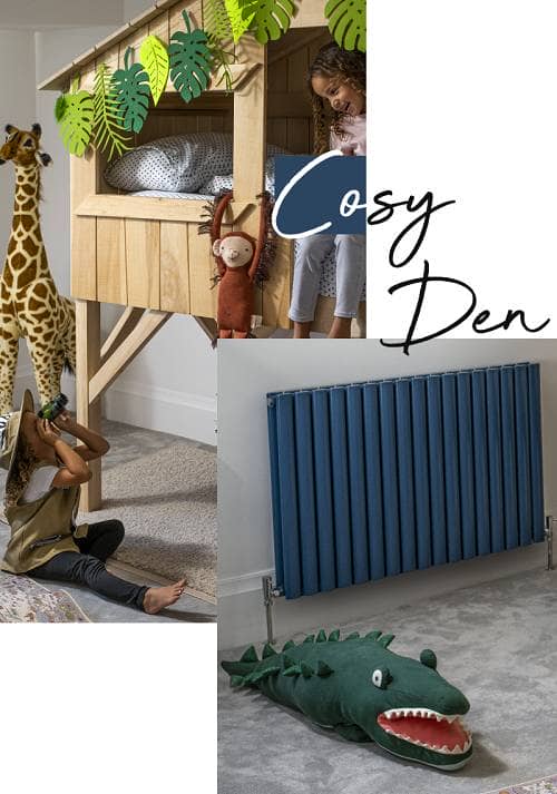 resized childrens bedroom with blue radiator