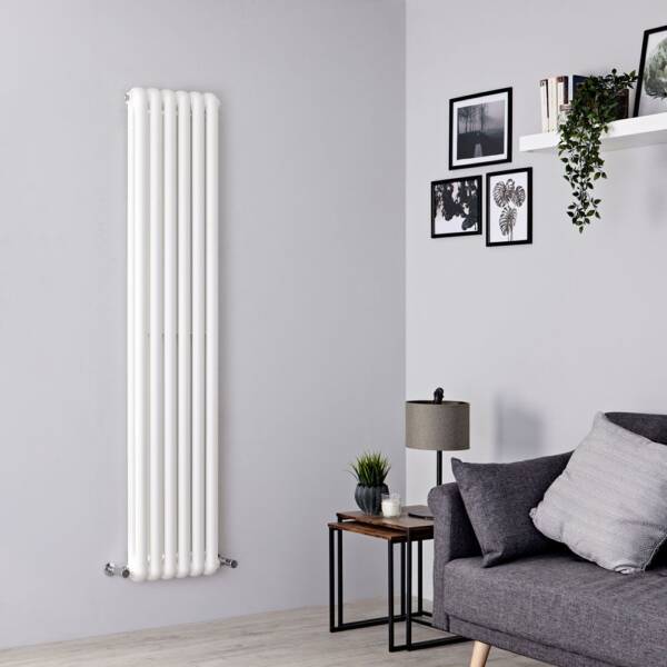 Milano Urban White Vertical Double Column Radiator Milano Urban White Vertical Double Column Radiator