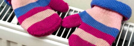 Drying clothes on a radiator blog banner image