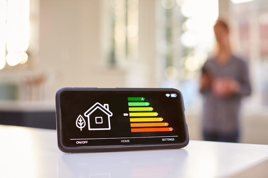 Smart energy meter image display on mobile phone Smart energy meter image display on mobile phone
