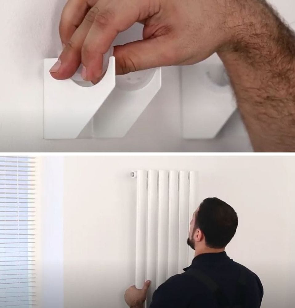 How To Dress And Hang A Vertical Designer Radiator