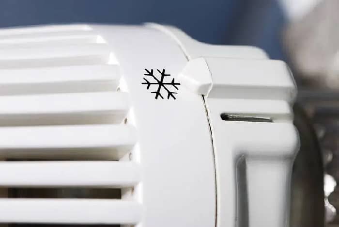thermostat turned off