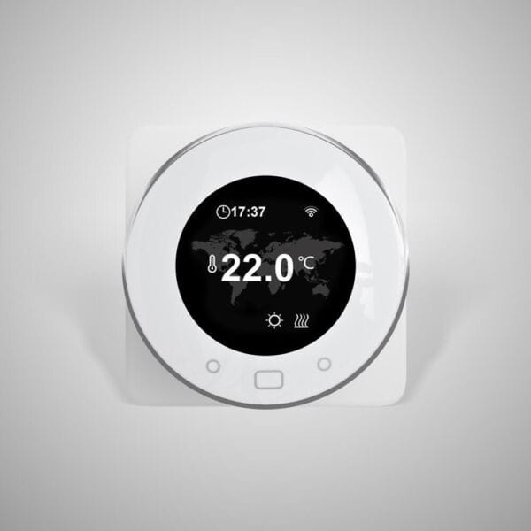 Milano Connect smart thermostat Milano Connect white Wi-Fi thermostat for electric heating