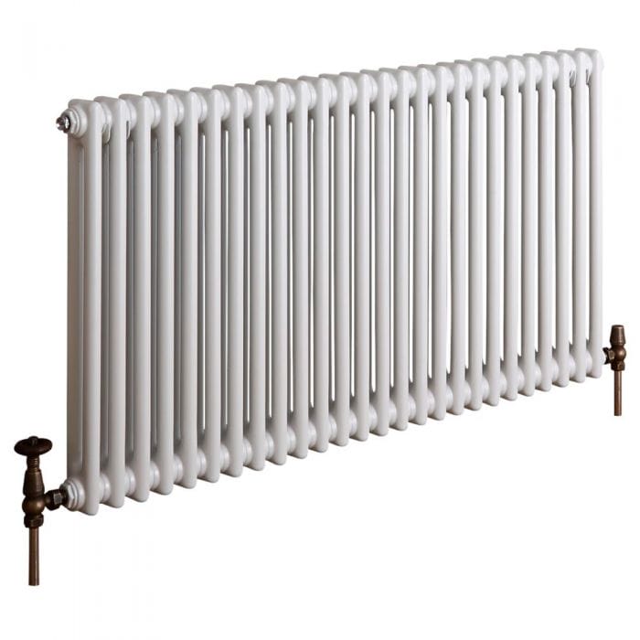 milano windsor white column radiator cut out