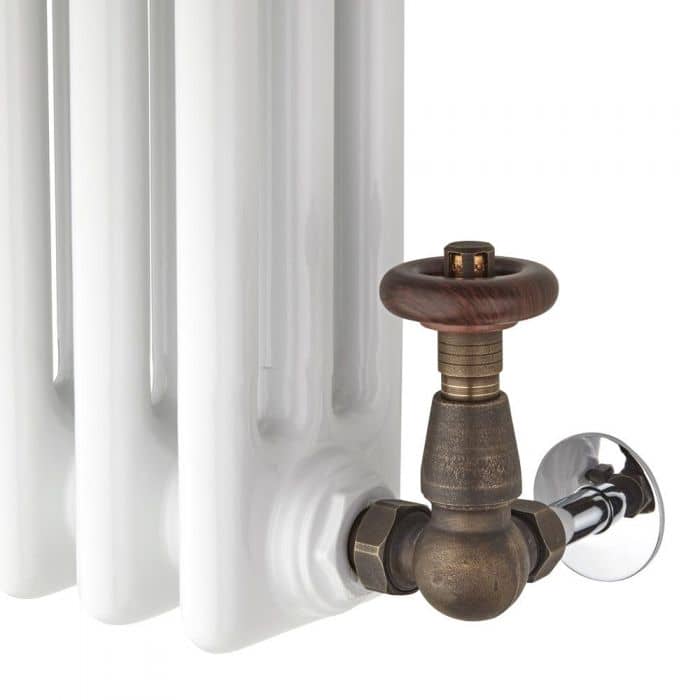 trvtradb2c_closeup_1000 traditional valves on a column radiator