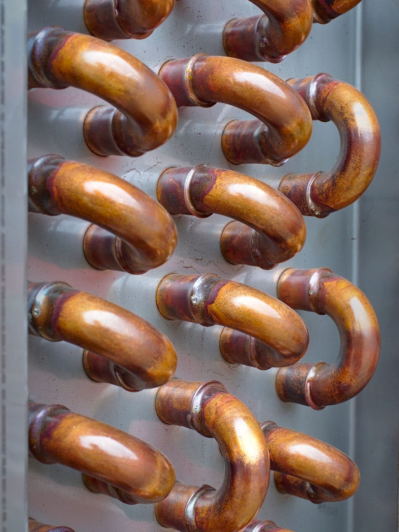 Condensor coils for air conditioning system