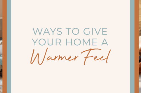 ways to make your home feel warmer blog banner