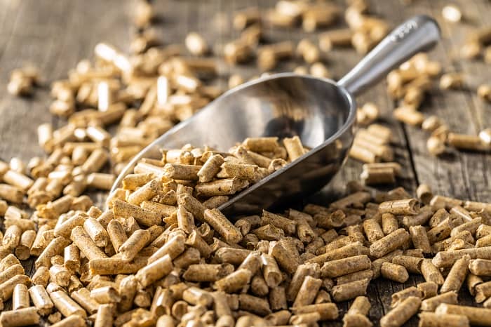 Wooden pellets